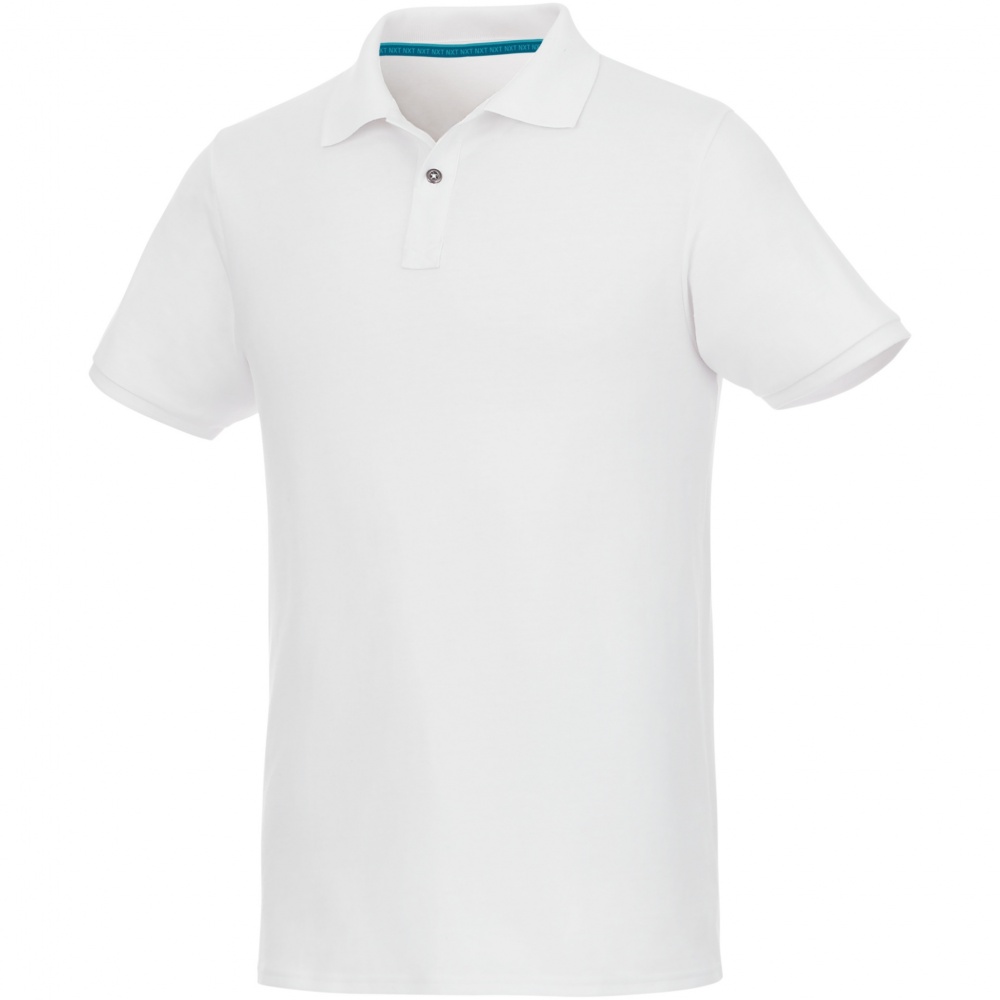 Logo trade promotional merchandise photo of: Beryl short sleeve men's organic recycled polo