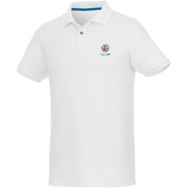 Logotrade promotional product image of: Beryl short sleeve men's organic recycled polo