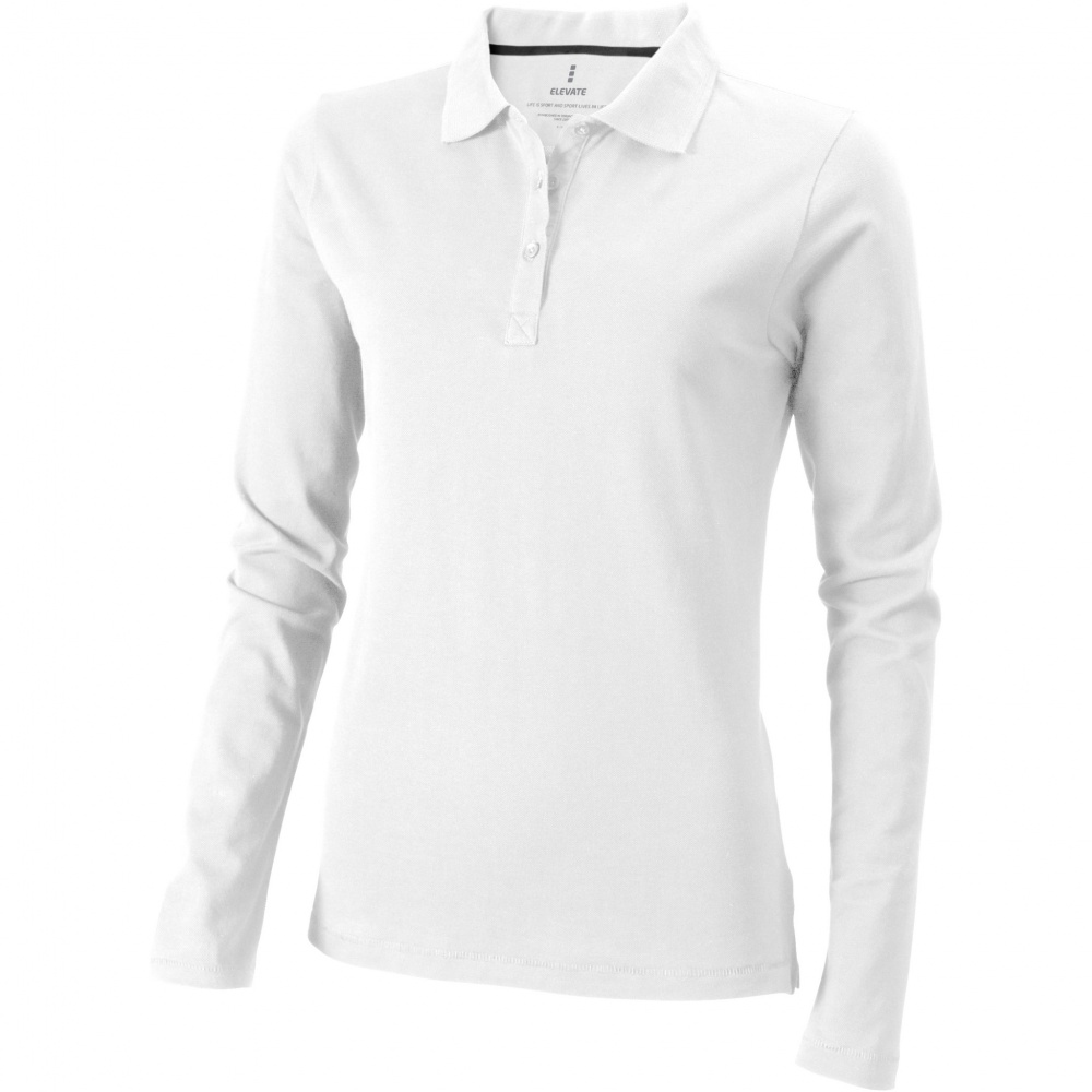 Logotrade advertising product picture of: Oakville long sleeve women's polo