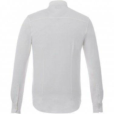 Logo trade advertising products picture of: Bigelow long sleeve men's pique shirt