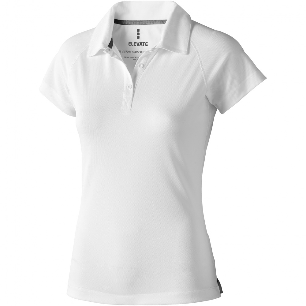 Logo trade corporate gift photo of: Ottawa short sleeve women's cool fit polo