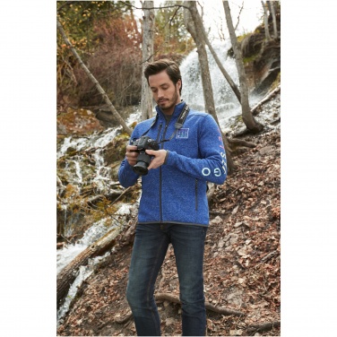 Logo trade corporate gifts image of: Tremblant men's knit jacket