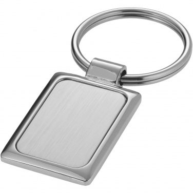Logotrade promotional product image of: Sergio rectangular metal keychain