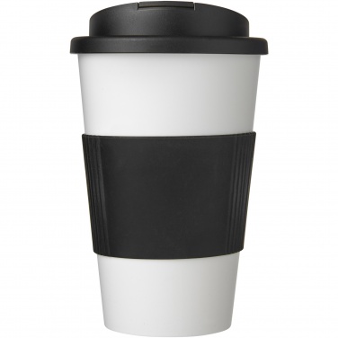 Logotrade promotional giveaway image of: Americano® 350 ml tumbler with grip & spill-proof lid