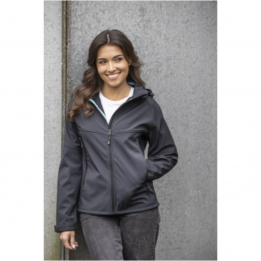 Logo trade advertising products picture of: Coltan women’s GRS recycled softshell jacket