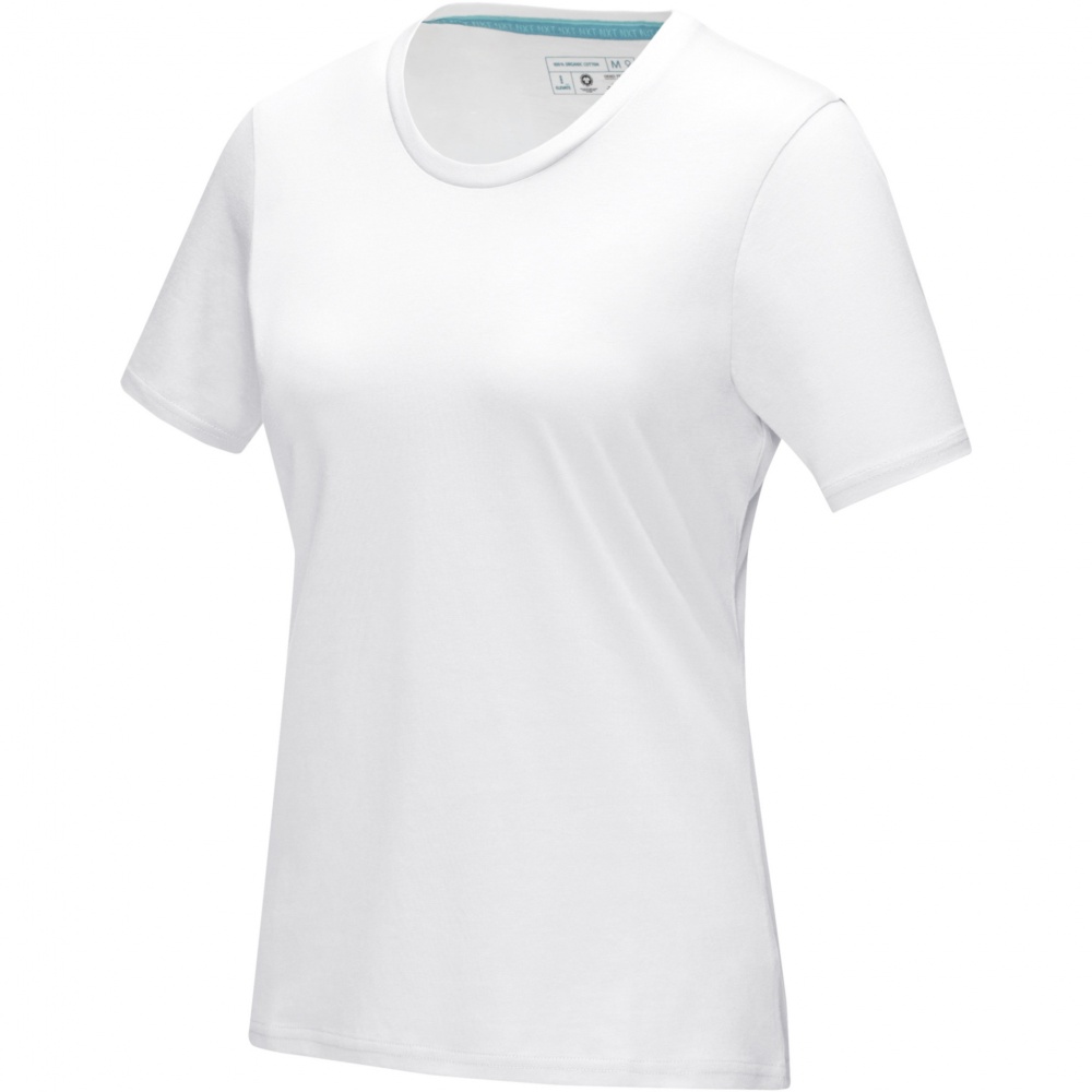 Logo trade corporate gift photo of: Azurite short sleeve women’s organic t-shirt