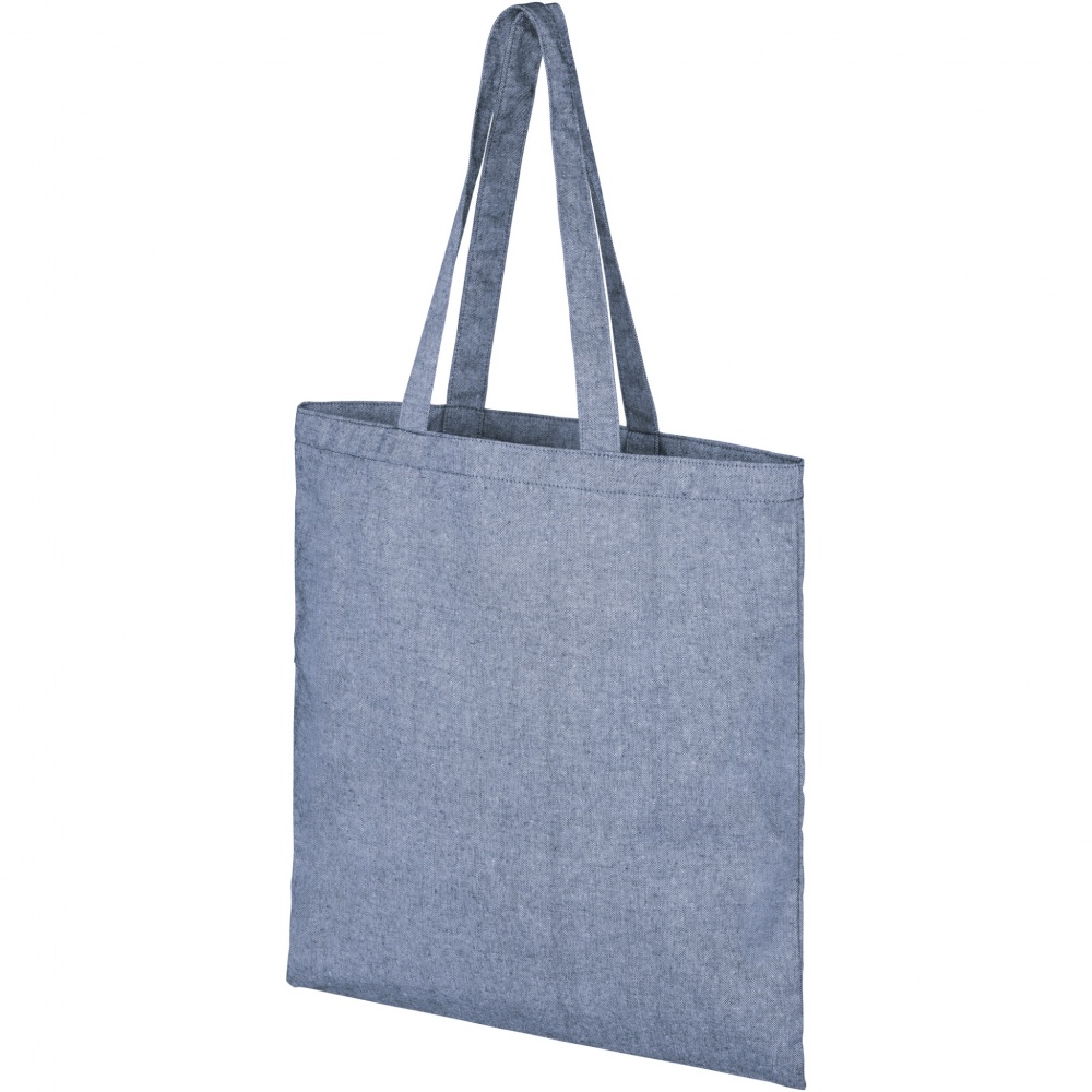 Logo trade promotional merchandise image of: Pheebs 210 g/m² recycled tote bag 7L