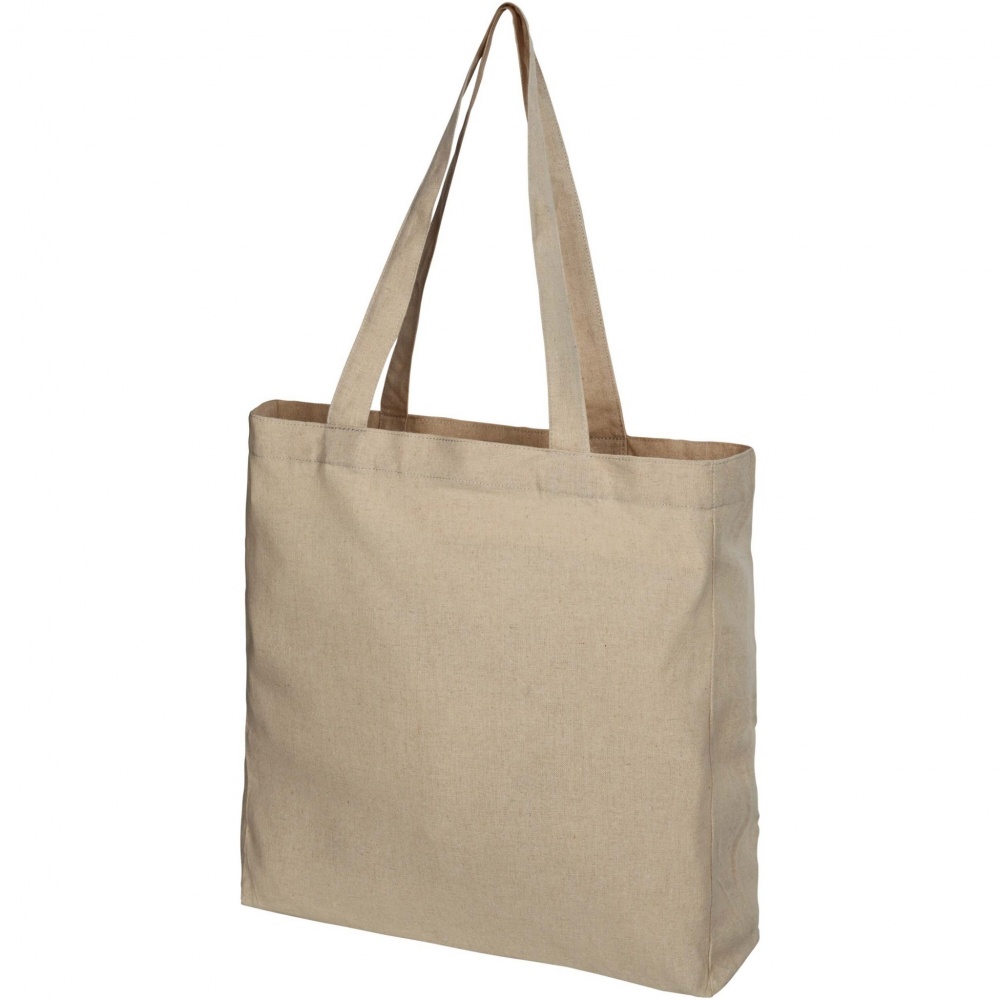 Logotrade promotional merchandise photo of: Pheebs 210 g/m² recycled gusset tote bag 13L