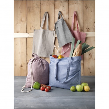 Logo trade promotional products picture of: Pheebs 210 g/m² recycled gusset tote bag 13L
