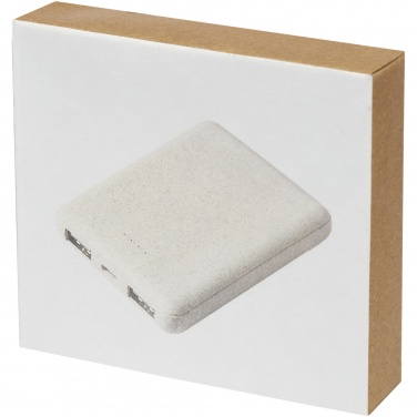 Logotrade corporate gifts photo of: Asama 5000 mAh wheat straw power bank