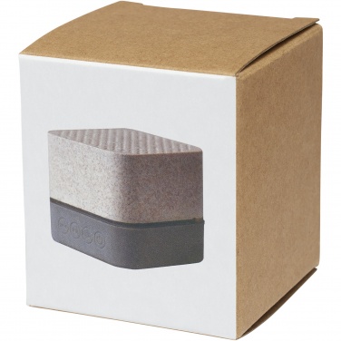 Logo trade business gift photo of: Aira wheat straw Bluetooth® speaker
