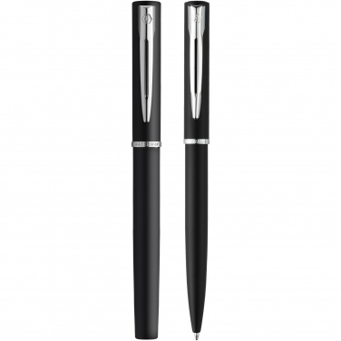Logo trade promotional item photo of: Waterman Allure ballpoint and rollerball pen set