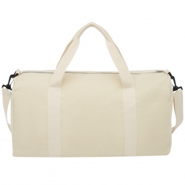 Logotrade corporate gift picture of: Pheebs 450 g/m² recycled cotton and polyester duffel bag 24L