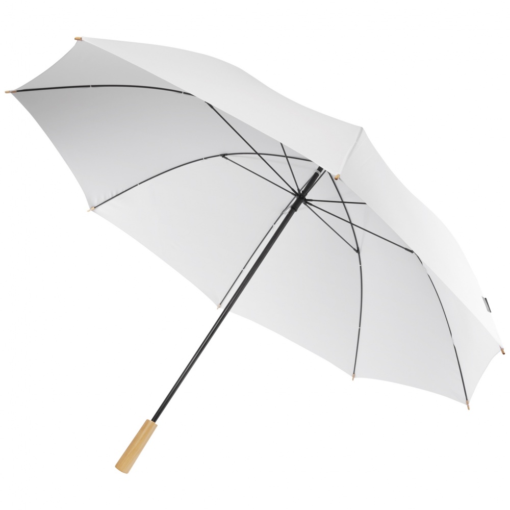 Logo trade promotional giveaway photo of: Romee 30'' windproof recycled PET golf umbrella