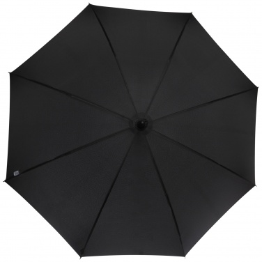 Logo trade advertising products picture of: Fontana 23" auto open umbrella with carbon look and crooked handle