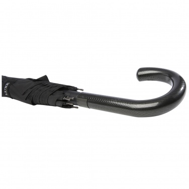 Logotrade promotional merchandise photo of: Fontana 23" auto open umbrella with carbon look and crooked handle