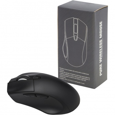 Logo trade promotional gift photo of: Pure wireless mouse with antibacterial additive