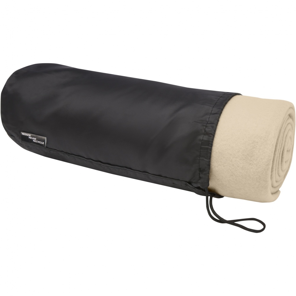 Logotrade advertising products photo of: Willow GRS RPET polar fleece blanket