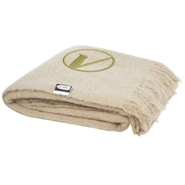 Logo trade promotional merchandise image of: Ivy GRS certified RPET blanket