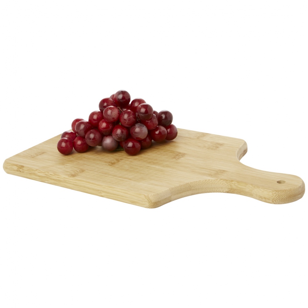 Logo trade promotional merchandise image of: Quimet bamboo cutting board