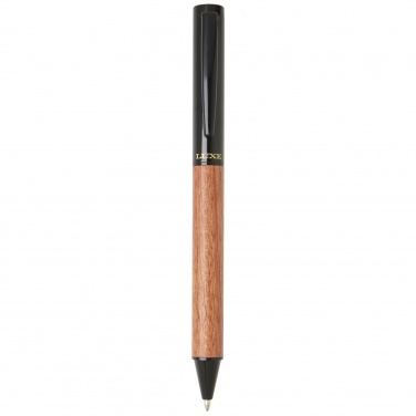 Logo trade promotional items picture of: Timbre wood ballpoint pen