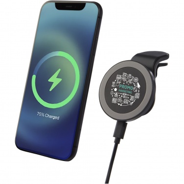 Logo trade promotional merchandise photo of: Magclick 10W wireless magnetic car charger