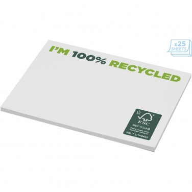 Logo trade promotional merchandise image of: Sticky-Mate® recycled sticky notes 100x75 mm