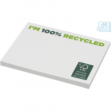 Logotrade promotional item image of: Sticky-Mate® recycled sticky notes 100x75 mm
