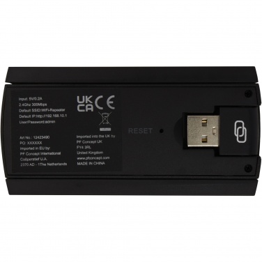 Logo trade promotional merchandise image of: ADAPT single band Wi-Fi extender