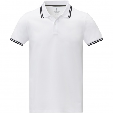 Logotrade promotional item picture of: Amarago short sleeve men's tipping polo