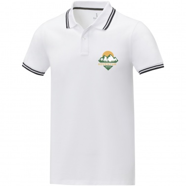 Logotrade promotional product image of: Amarago short sleeve men's tipping polo