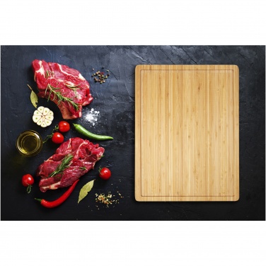 Logo trade business gifts image of: Fet bamboo steak cutting board