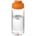 H2O Active® Octave Tritan™ 600 ml flip lid sport bottle, Transparent clear / Orange