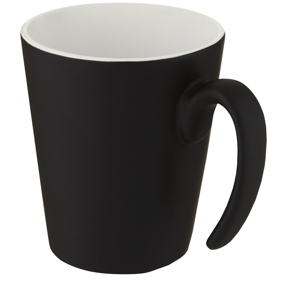 Logotrade promotional product picture of: Oli 360 ml ceramic mug with handle