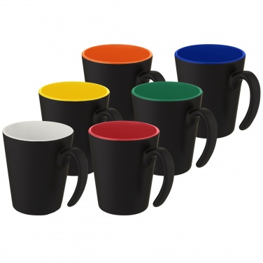 Logo trade promotional gifts image of: Oli 360 ml ceramic mug with handle