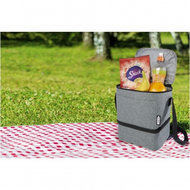 Logo trade corporate gifts picture of: Tundra 9-can GRS RPET lunch cooler bag 9L