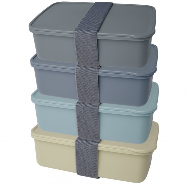 Logo trade promotional products image of: Dovi recycled plastic lunch box