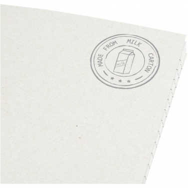 Logo trade corporate gifts picture of: Dairy Dream A5 size reference recycled milk cartons cahier notebook