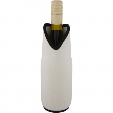 Logo trade corporate gifts image of: Noun recycled neoprene wine sleeve holder