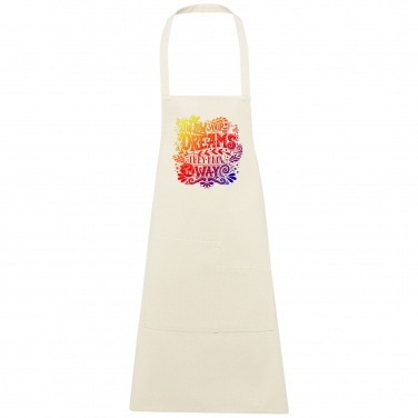 Logo trade promotional giveaways image of: Khana 280 g/m² cotton apron