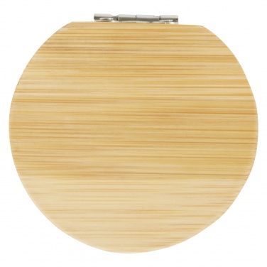 Logo trade promotional items image of: Afrodit bamboo pocket mirror