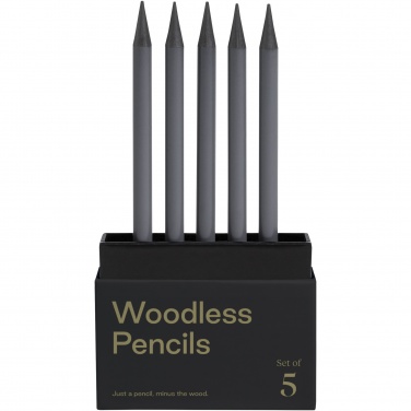 Logo trade promotional products image of: Karst® 5-pack 2B woodless graphite pencils