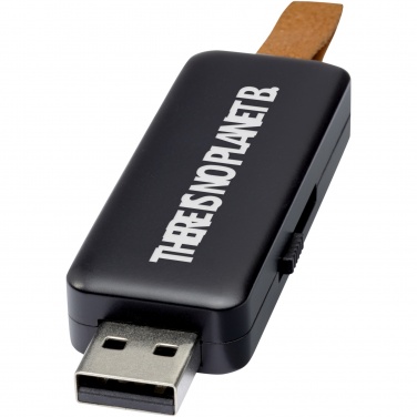 Logo trade promotional merchandise image of: Gleam 8GB light-up USB flash drive