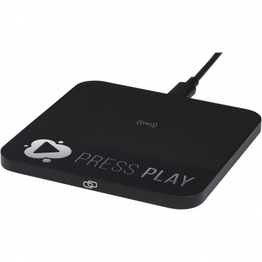 Logo trade advertising products image of: Hybrid 15W premium wireless charging pad