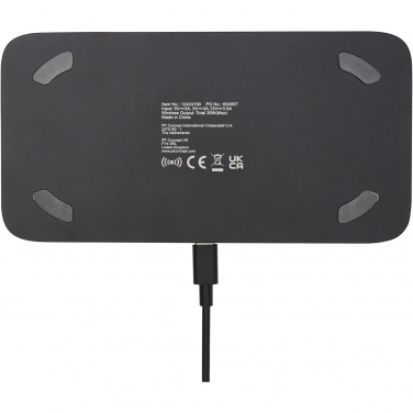 Logotrade business gift image of: Hybrid 15W premium dual wireless charging pad