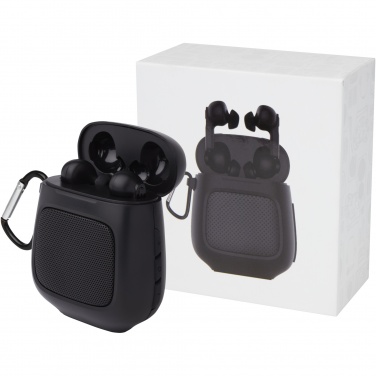 Logotrade promotional product picture of: Remix auto pair True Wireless earbuds and speaker