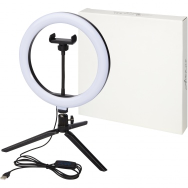 Logotrade business gifts photo of: Studio ring light for selfies and vlogging with phone holder and tripod
