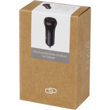 Logotrade corporate gift picture of: Pilot dual 55W USB-C/USB-A car charger