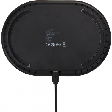 Logotrade promotional product image of: Ray wireless charging pad with RGB mood light