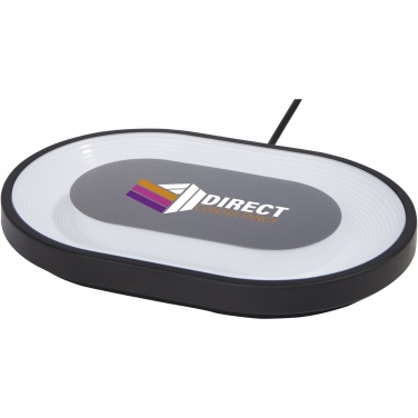 Logo trade corporate gifts image of: Ray wireless charging pad with RGB mood light